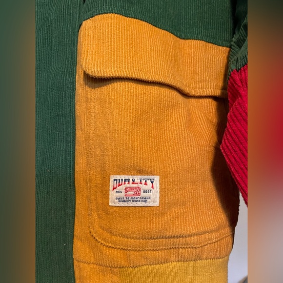 Colour Block Corduroy Jacket Aelfric Eden - Picture 2 of 4